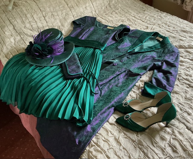 Joyce Young dress and coat